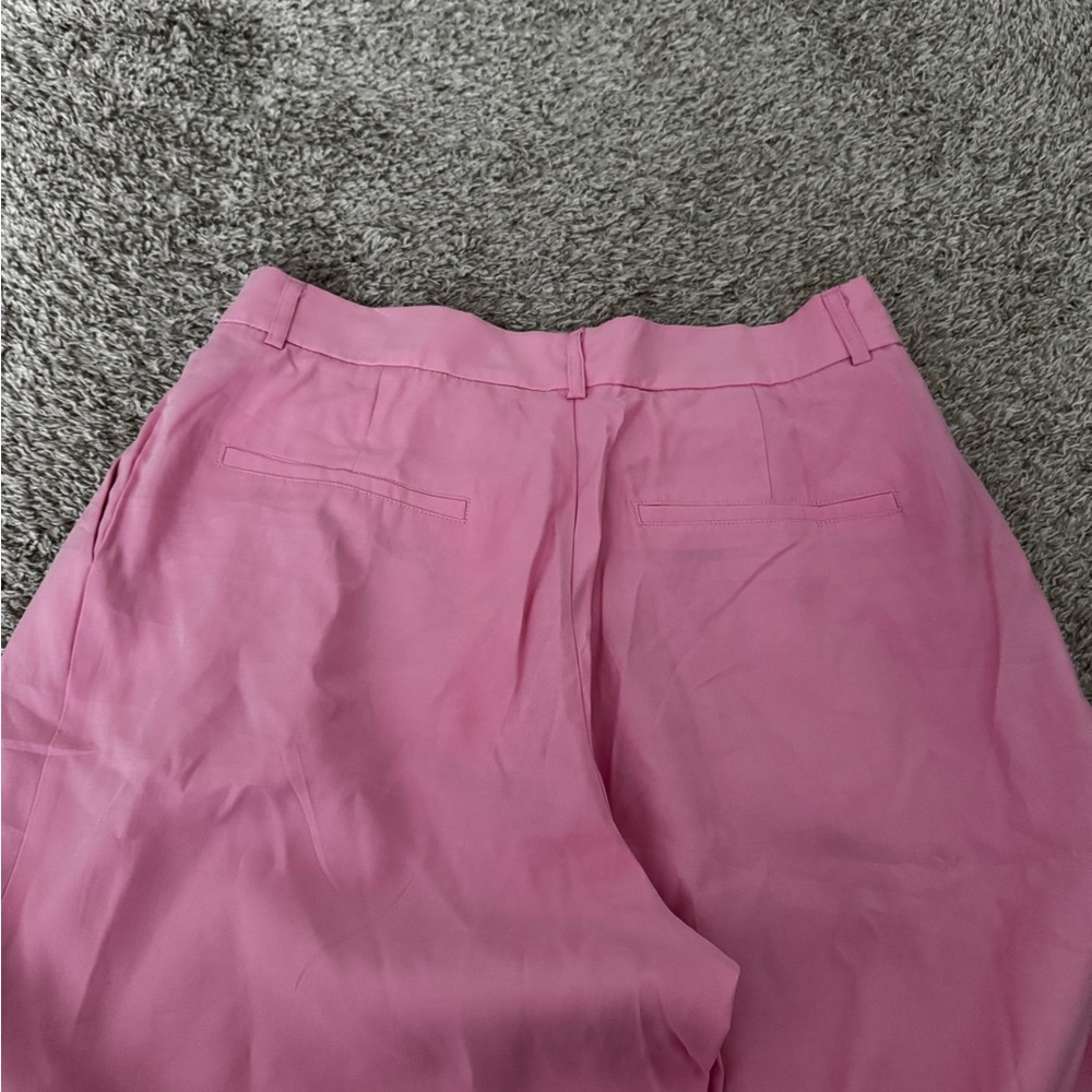 Zara Pink Wide-Leg Women's Pants - Picture 3 of 3